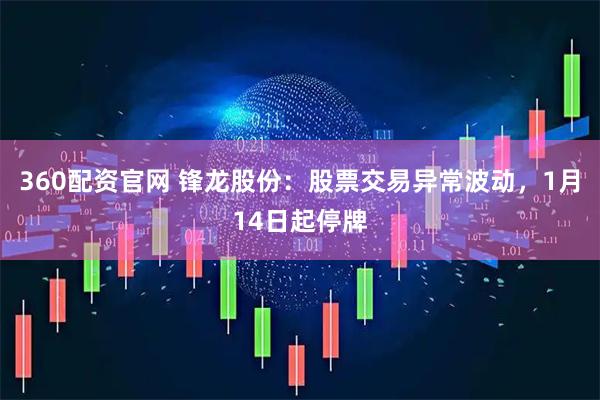 360配资官网 锋龙股份：股票交易异常波动，1月14日起停牌